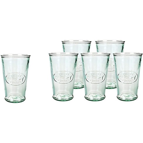 6pcs Light Luxury Drinking Glasses Nordic Style Mixed Color Glass Cup Set  With Golden Rim Transparent Hexagonal Creative Glass Water Cups Juice Tea Mi