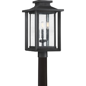 Wakefield 3-Light Earth Black Outdoor Post Lantern - 1 of 4