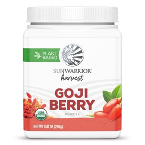 Harvest Goji Berry Powder, Unflavored, Sunwarrior, 250gm - 1 of 4