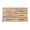 CAVINAS Dresser for Bedroom,Dressers & Chest of Drawers with 6 Drawer for Dining Room,Living Room,Entryway - 4 of 4