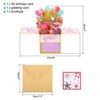 Unique Bargains Thickened Paper 3D Funny Women Gift Greeting Card - 2 of 4
