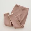 MyKids-Usa Baby Girl Solid Color Lace Design Tight Pants Leggings - 4 of 4