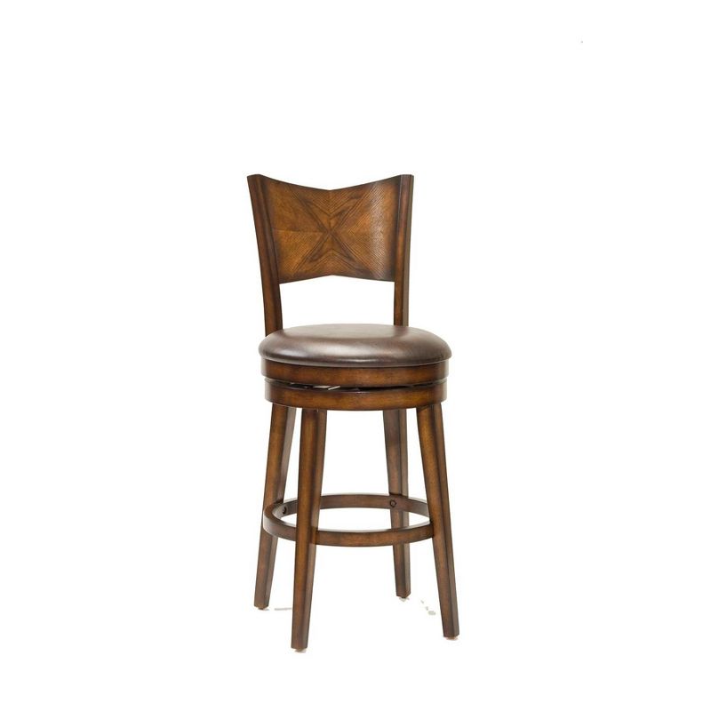 30.5&#34; Jenkin Barstool Wood Composite/Brown - Hillsdale Furniture, 1 of 9