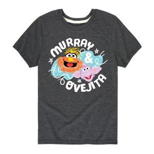 Boys' - Sesame Street - Murray And Ovejita Short Sleeve Graphic T-Shirt - 1 of 4