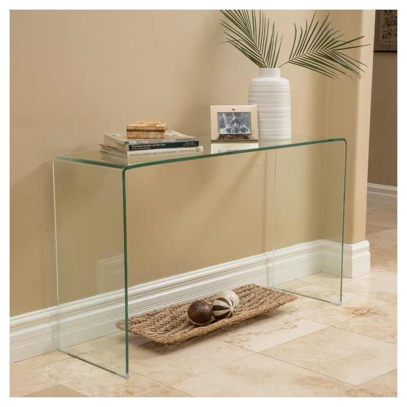 30&#34; Ramona Console Table Clear - Christopher Knight Home, 3 of 6