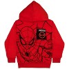 Marvel Spider-Man Little Boys Polar Fleece Hoodie and Sweatpants Set - Red, 7 - 2 of 4