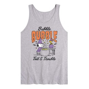 Men's - Peanuts - Bubble Bubble Toil Trouble Graphic Tank Top - 1 of 3