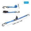 Unique Bargains Polyester Quick Release Buckle Anti-Scratch Hooks Versatile Boat Trailer Transom Tie Down Straps 1763lbs 1 Pcs - 2 of 3