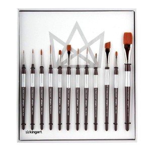 KINGART Precision™ Brush Set, 12 pc - 1 of 4