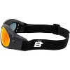 4 Pairs of Birdz Eyewear Eagle Safety Motorcycle Goggles with Clear, Smoke, Yellow, Red Mirror Lenses - 4 of 4