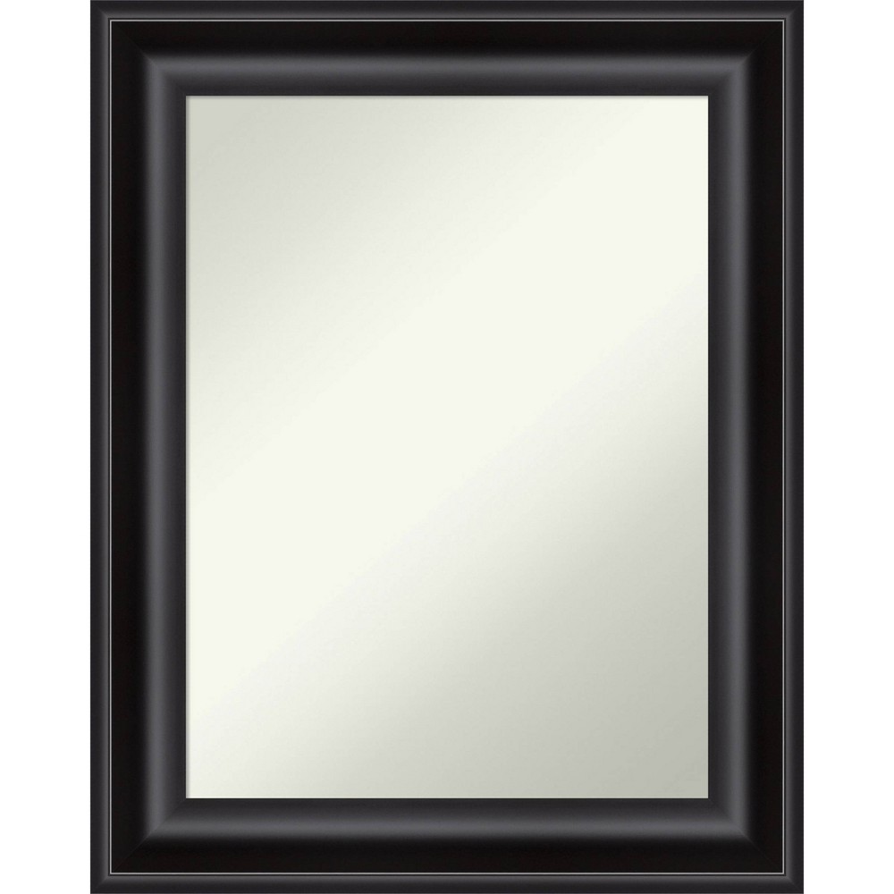 Photos - Wall Mirror 24" x 30" Non-Beveled Grand Black  - Amanti Art