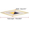 INSPIRE CHIC Women's Geometric Stripes Printed Fashion Gauze Neck Scarves 1Pc - 3 of 4