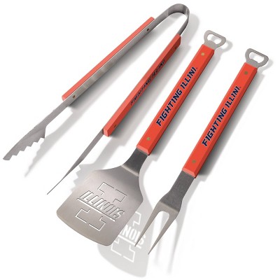 NCAA Illinois Fighting Illini Spirit Series BBQ 3pc Set