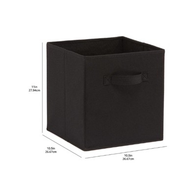 Vtec Trading Black Collapsible Fabric Storage Cubes