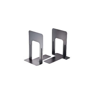 Officemate Steel Book Ends 9"H Black (OIC93051)