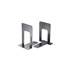 Officemate Steel Book Ends 9"H Black (OIC93051) - 1 of 3