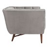 Onyx Mid-Century Tufted Club Chair - Dark Gray - Safavieh - image 4 of 4