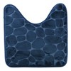 Evideco French Home Goods 3D Pebble Memory Foam Bath Mats - Bath Mat, Runner Mat, and Contour Mat Available in 10 Colors - 2 of 4