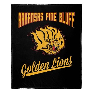 50" x 60" NCAA Arkansas-Pine Bluff Golden Lions Alumni Silk Touch Throw Blanket - 1 of 4