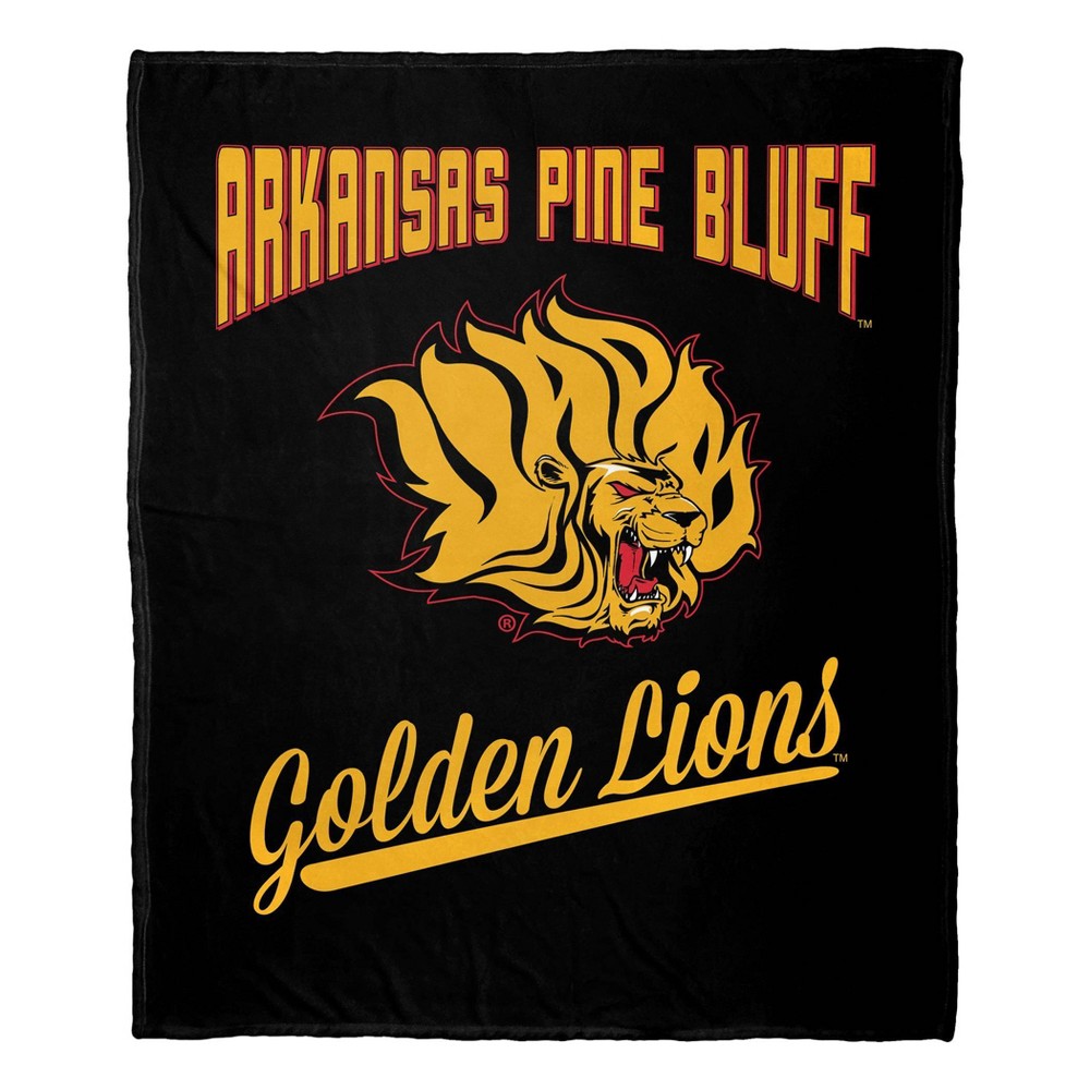 Photos - Duvet 50" x 60" NCAA Arkansas-Pine Bluff Golden Lions Alumni Silk Touch Throw Bl