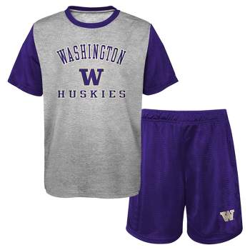 NCAA Washington Huskies Toddler Boys' T-Shirt & Shorts Set
