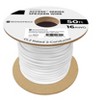 Monoprice Speaker Wire, CL2 Rated, 2-Conductor, 16AWG, 50ft, White - 3 of 4