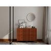 Fluted 4 Drawers Dresser for Bedroom, Chest of Drawers with Metal Wide Handle, Wooden Dresser for Closet, Bedroom - 3 of 4