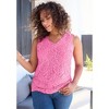 Roaman's Women's Plus Size V Neck Cami - 3 of 4