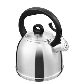 Caraway Home Graphite Stovetop Whistling Tea Kettle with Gold Hardware +  Reviews