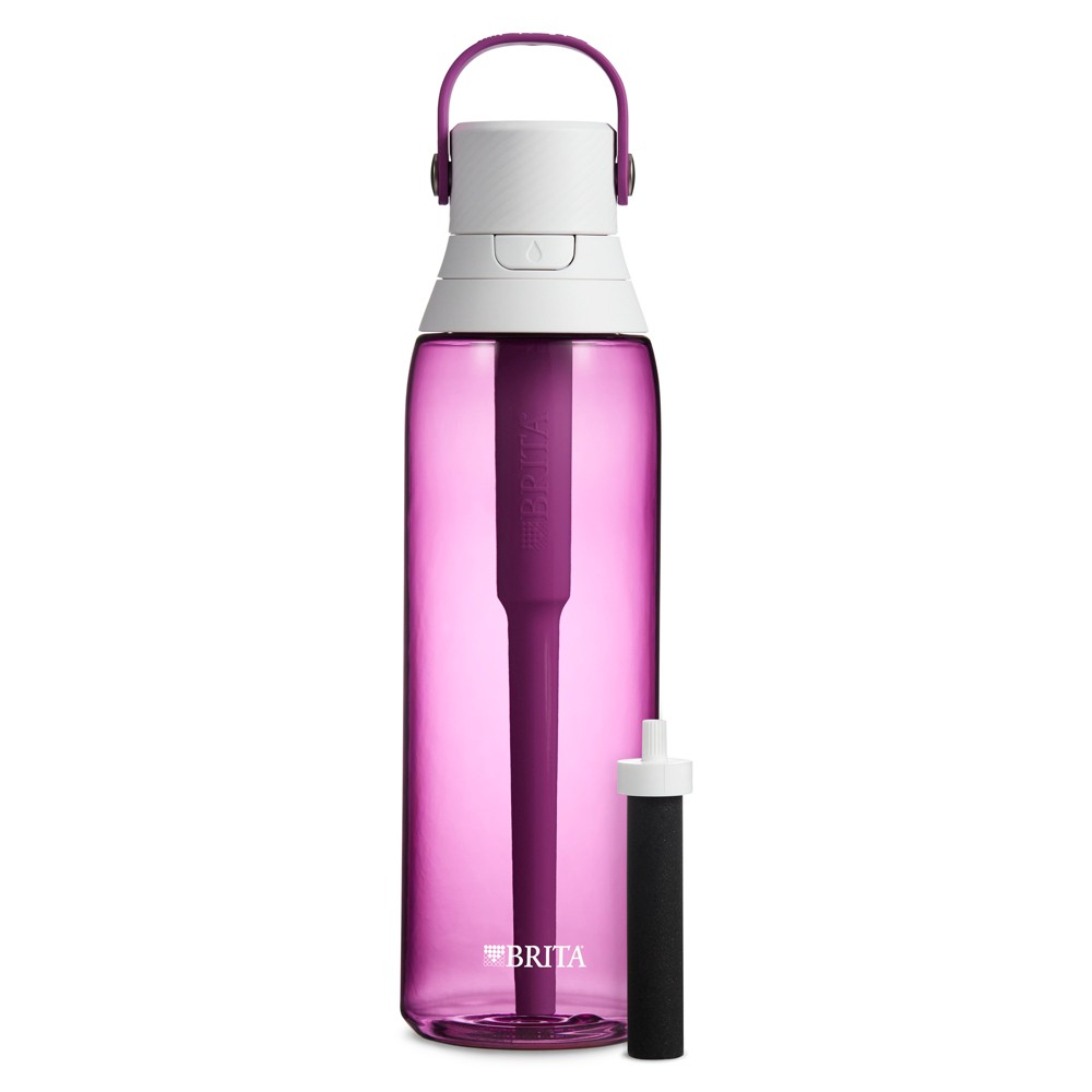 Brita Premium 26oz Filtering Water Bottle with Filter BPA Free - Orchid