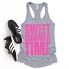Simply Sage Market Sweet Summer Time Block Distressed Racerback Tank - 4 of 4