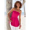 LASCANA Women's Flowy Strapless Top - image 3 of 4