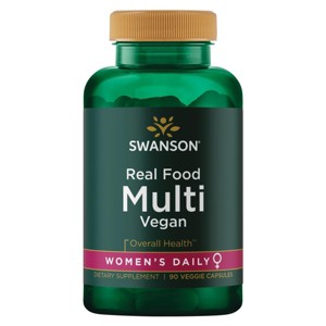 Swanson Real Food Vegan Multi - Women's Daily 90 Veg Capsules. - 1 of 1