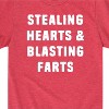 Boys' - Instant Message - Stealing Hearts And Blasting Farts Short Sleeve Graphic T-Shirt - 2 of 4