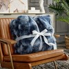 Cozy Bliss Faux Fur Throw Blankets, Plush Fuzzy Soft Thick Bubble Blanket for Sofa, Bedroom, Living Room - 4 of 4
