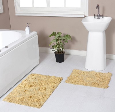 Modesto Collection Cotton Tufted Set of 2 Bath Rug Set - Home Weavers