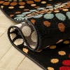 Well Woven Blossom Valley Floral Nature Modern Casual Abstract Retro Geometric Soft Black Area Rug - 4 of 4