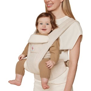 Ergobaby Omni Deluxe Linen All-in-One Baby Carrier - Natural Linen - 1 of 4