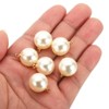 Unique Bargains Plastic Bulk Elegant DIY Crafts Jewelry Making Pearl Pendant 100 Pcs - 3 of 4