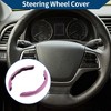 Unique Bargains PU Artificial Leather Car Steering Wheel Protector ABS 1 Pair - 2 of 4