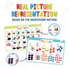 Merka Placemats for Kids, Set of 4 Non-Slip, Reusable Toddler Placemats, Learn Letters, Numbers, Shapes, Colors, 17 x 11 In - 3 of 4