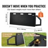 VEVOR Soccer Rebounder Board, 45"X18" Portable Soccer Wall with 2 Angles Rebound, Foldable HDPE Kickback Rebound Board, Soccer Training Equipment - 3 of 4