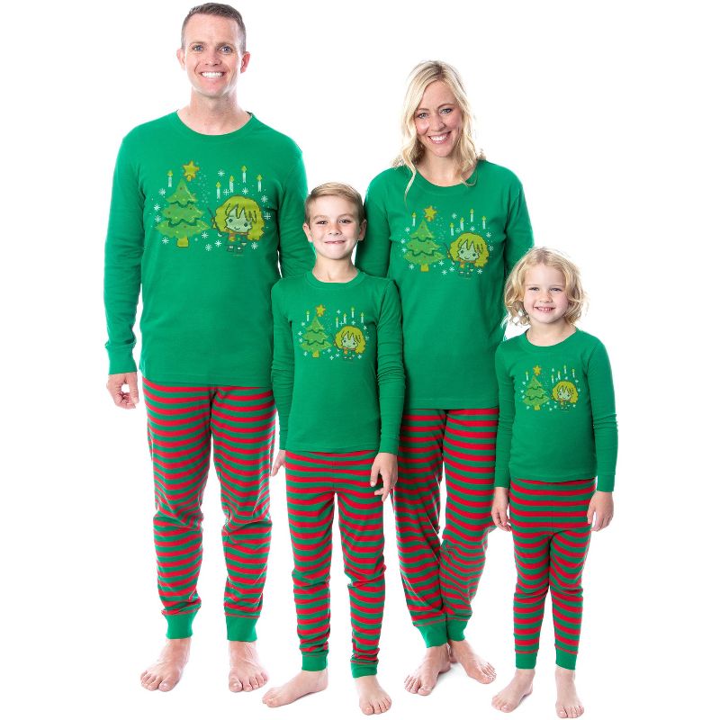 Harry Potter Christmas Sweater Sleep Tight Fit Family Pajama Set, 1 of 5