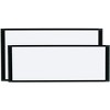 MasterVision Magnetic Steel Dry-Erase Cubicle Board 18 Inches x 36 Inches Black Aluminum Frame - 2 of 4