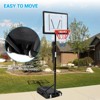 Portable Basketball Hoop, Indoor Basketball Hoop Outdoor 10ft Adjustable, Basketball Goals for Youth & Adults in Backyard/ Driveway, 44" Backboard - 4 of 4