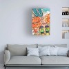 Trademark Fine Art -Melinda Hipsher 'Life Is Better In Flip Flops Sand' Canvas Art - 2 of 4