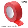 Unique Bargains Strong Adhesion No Sticky Residue DIY Crafts Masking Tapes 1" x 21 Yards 6 Pcs - 3 of 4