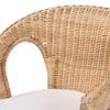 bali & pari Abbey Rattan Dining Chair Natural - 4 of 4