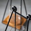 11.75" & 13.75" Triangular Wire Frame Lanterns - Set of 2, Multicolor - 2 of 4