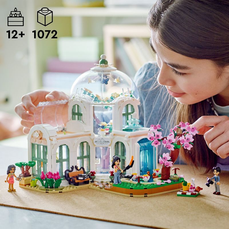LEGO Friends Botanical Garden Greenhouse Building Toy 41757, 3 of 8